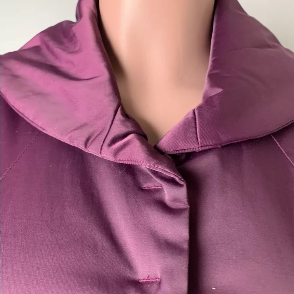 Millard Fillmore Burgundy Crop Top Jacket Women’s Size XS - Picture 4 of 10